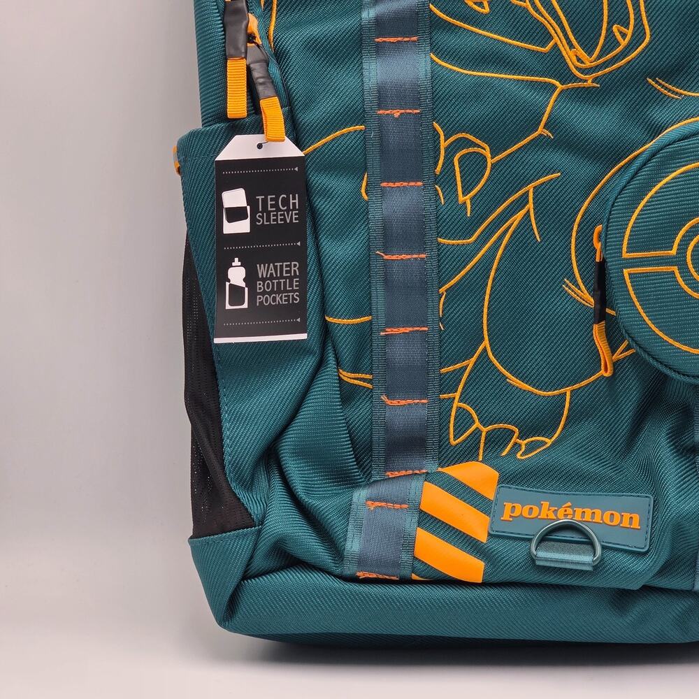 Pokemon Embroidered Charizard Backpack with Coin Purse New - Picture 5 of 7